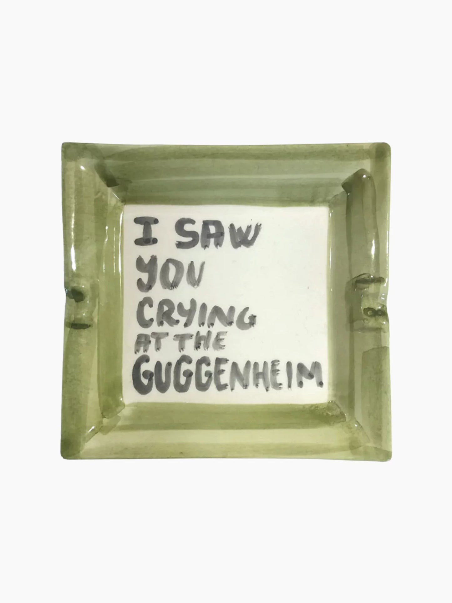 I Saw You Crying at The Guggenheim Trinket Tray
